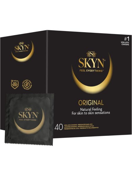 Безлатексні преміум-презервативи SKYN Original 40 шт