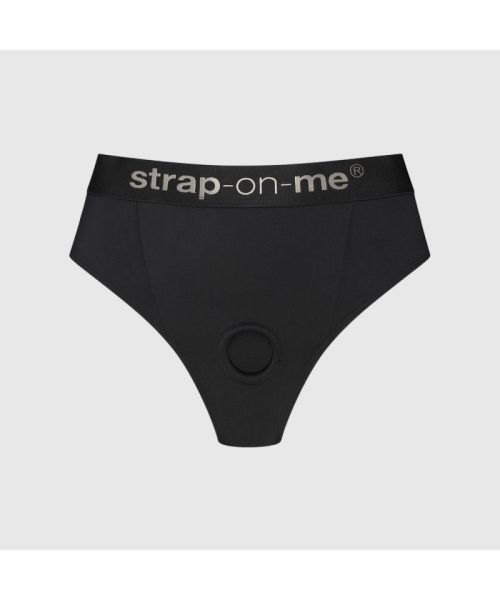 Трусики з фіксацією дилдо Strap-On-Me Harness Lingerie Idole - M - Black