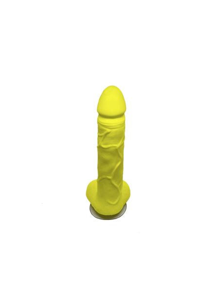 Мило у формі пеніса Чистий Кайф Yellow size L, крафтове мило-член, натуральне