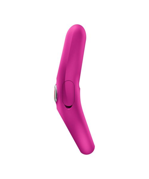 Ерекційне віброкільце з подвійною стимуляцією клітора Fun Factory NŌS PRO Magenta, 2 мотори