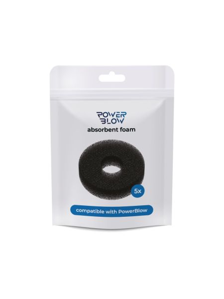Поглинальна губка Kiiroo Powerblow Absorbent Foam 5 шт, для вакуумної насадки Powerblow