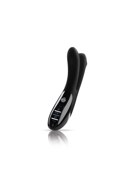 Вібратор подвійний з електростимуляцією Mystim Tingling Aparte eStim Black, міостимулятор