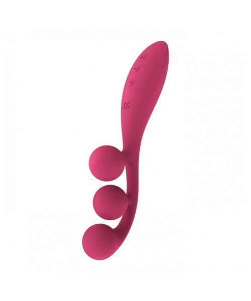 Універсальний вібратор Satisfyer Tri Ball 1, 3 мотори, гнеться