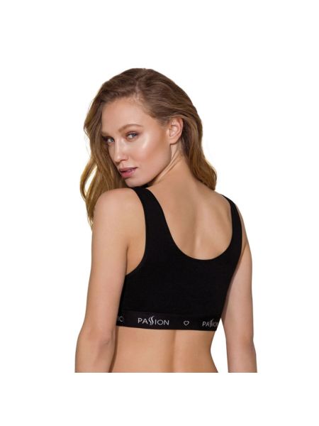 Спортивний топ з широкою гумкою Passion PS004 TOP S, black
