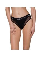 Трусики з прозорою вставкою Passion PS002 PANTIES M, black