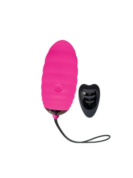 Віброяйце Adrien Lastic Ocean Breeze 2.0 Pink, пульт ДК, дуже потужний мотор, 10 віброрежимів