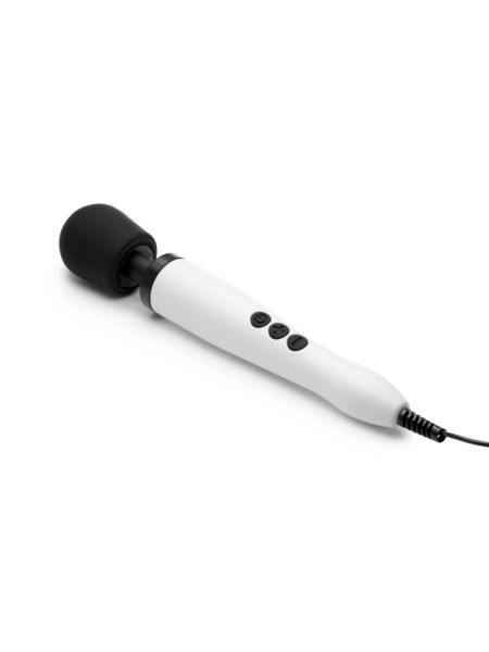 Вібромасажер DOXY Original White, дуже потужний, живлення 220В, пульсівні вібрації