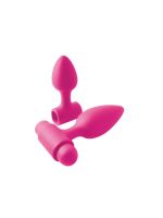 Анальна пробка з вібрацією NS Novelties INYA - Vibe-O-Spades -Pink