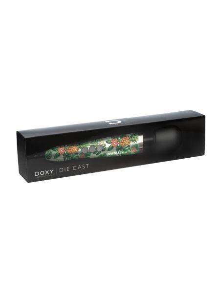 Вібромасажер DOXY Die Cast PINEAPPLE, дуже потужний, живлення 220В, металевий корпус
