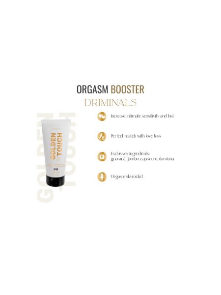 Збуджувальний гель для клітора Driminals Golden Touch Orgasm Booster, 30 мл, розігрів та поколювання