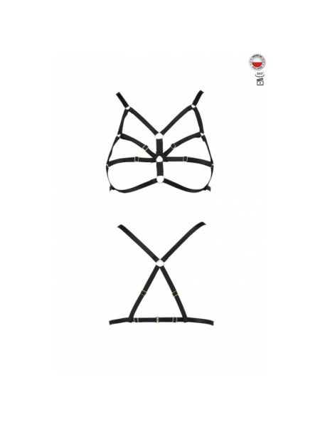 Бюстгальтер-стрепи Passion Exclusive ARMANDA BRA XXL/XXXL, black