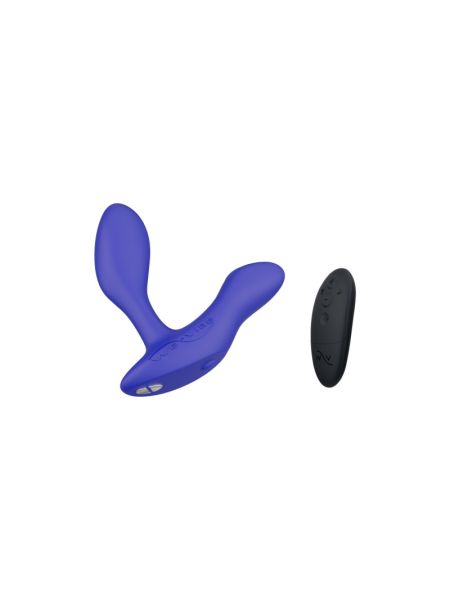 Смарт-вібромасажер простати We-Vibe Vector+ ROYAL BLUE, пульт ДК, регульований кут нахилу