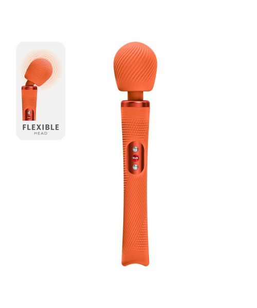 Вібромасажер Fun Factory VIM Vibrating Wand Orange, суперпотужний та легкий, до 6 годин роботи