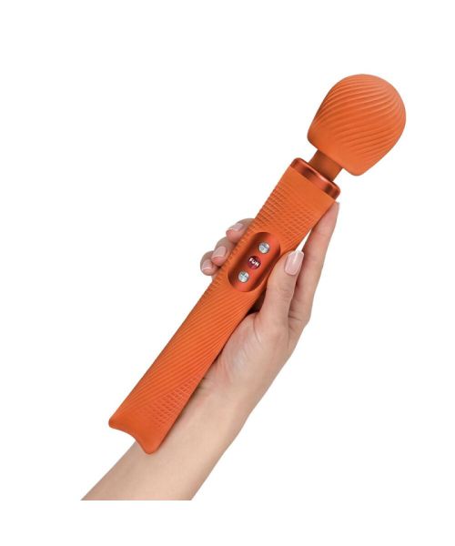 Вібромасажер Fun Factory VIM Vibrating Wand Orange, суперпотужний та легкий, до 6 годин роботи