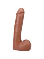 Фалоімітатор Doc Johnson The Realistic Cock ULTRASKYN - 9 Inch with Balls Caramel