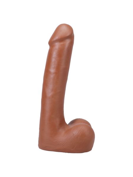 Фалоімітатор Doc Johnson The Realistic Cock ULTRASKYN - 9 Inch with Balls Caramel