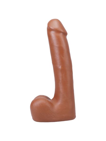 Фалоімітатор Doc Johnson The Realistic Cock ULTRASKYN - 9 Inch with Balls Caramel