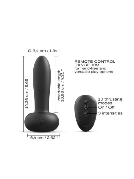 Універсальний пульсатор Dorcel DEEP THRUST, пульт ДК