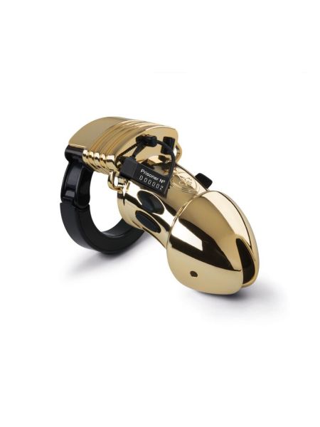 Клітка для члена з електростимуляцією Mystim Pubic Enemy No 1 - Gold Edition