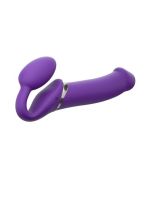 Безремінний страпон з вібрацією Strap-On-Me Vibrating Violet XL, діам. 4,7см, пульт ДК, регульований