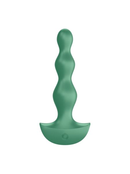 Анальний стимулятор-намистини з двома моторами Satisfyer Lolli-Plug 2 Green