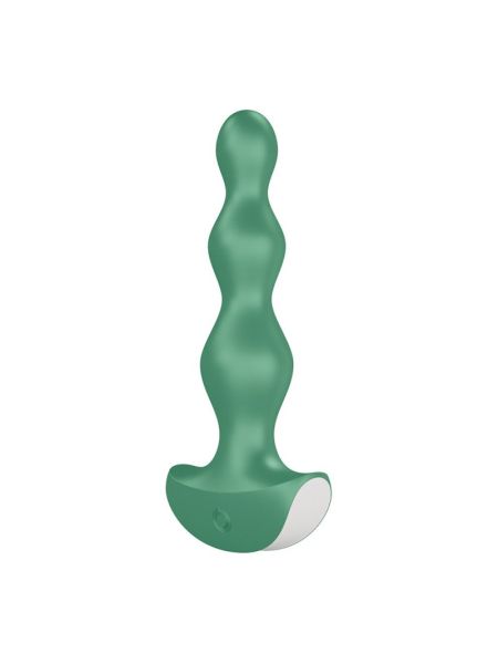 Анальний стимулятор-намистини з двома моторами Satisfyer Lolli-Plug 2 Green