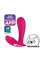 Смарт-вібратор у трусики Satisfyer Top Secret Pink вагінально-кліторальний, 2 мотори