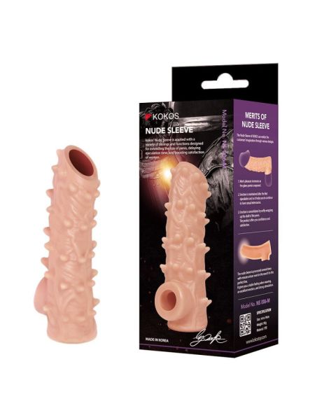 Насадка на член Kokos Nude Sleeve NS 006 L