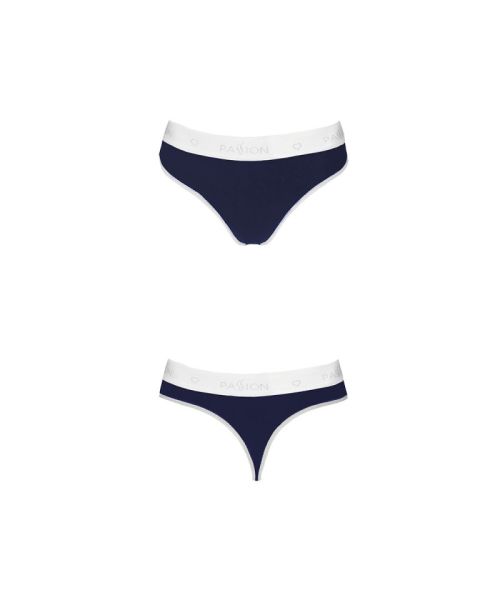 Спортивні трусики-стрінги Passion PS007 PANTIES L, navy blue