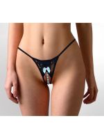 Еротичні жіночі трусики Art of Sex - Kаrin Black розмір L-2XL