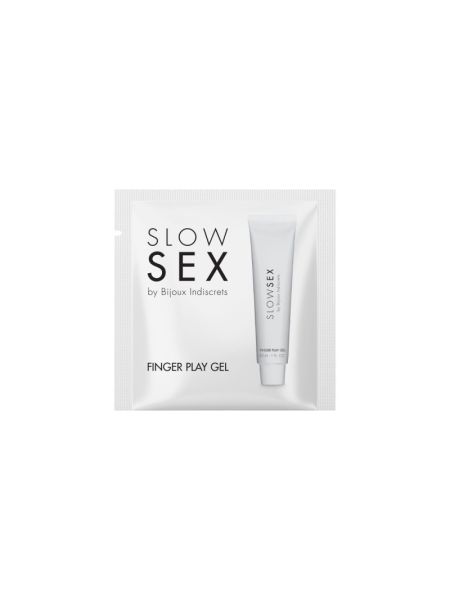 Пробник гель-змазки для мастурбації Bijoux Indiscrets Slow Sex Finger play gel