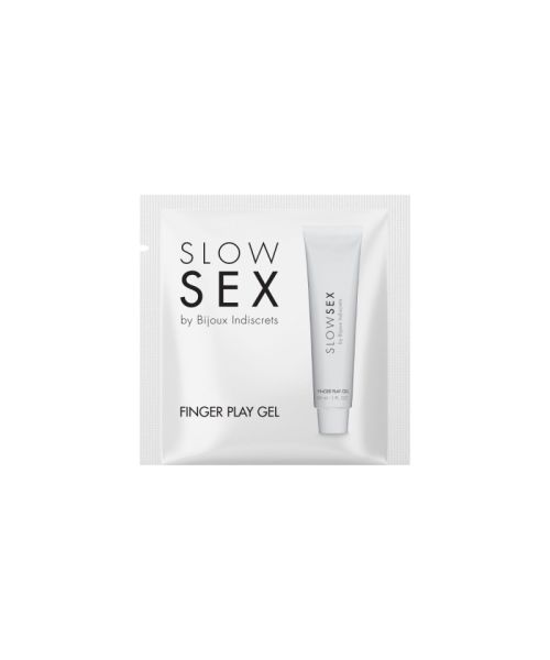 Пробник гель-змазки для мастурбації Bijoux Indiscrets Slow Sex Finger play gel