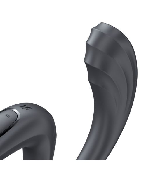 Вагінально-кліторальний вібратор Satisfyer G for Goddess 3 Dark Grey, 2 мотори