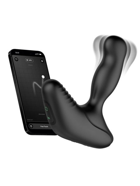 Смарт-масажер простати Nexus Revo Stealth with APP, вібрація+ротація, пульт ДУ, до 10 годин роботи