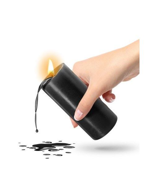 БДСМ-свічка низькотемпературна Fetish Tentation SM Low Temperature Candle Black