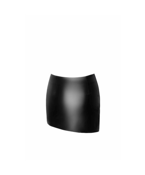 Спідниця Noir Handmade F305 Legacy, XXL, black, міні, під латекс, асиметричний крій
