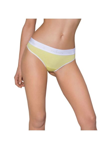 Спортивні трусики-стрінги Passion PS007 PANTIES XL, yellow