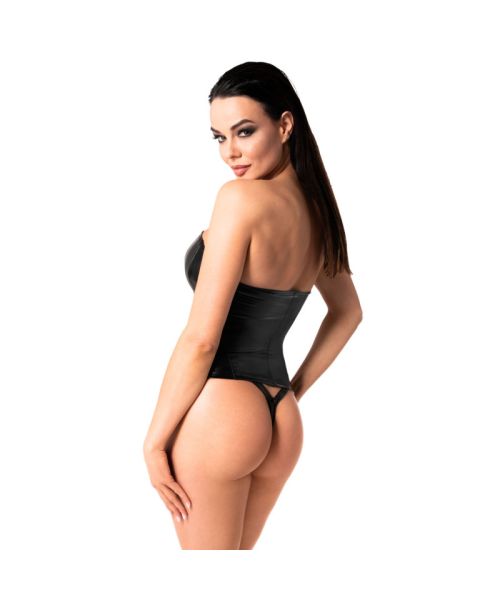 Корсет Noir Handmade F334 Powerwetlook corset - S