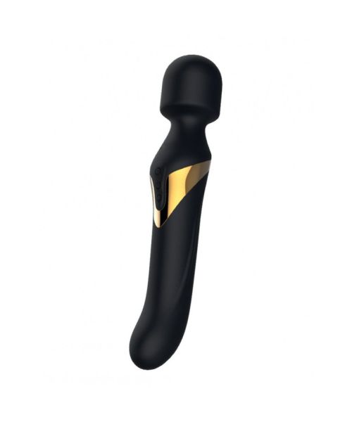 Вібромасажер 2в1 Dorcel Dual Orgasms Gold класичний масажер і вібратор з перлинним масажем