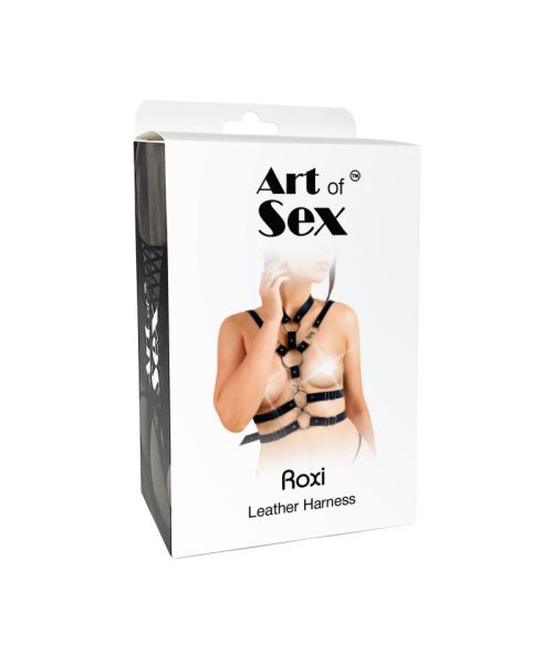 Сексуальна портупея жіноча Art of Sex - Roxi, розмір XS-2XL, колір чорний