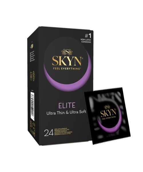 Безлатексні преміум-презервативи SKYN Elite 24 шт, ультратонкі
