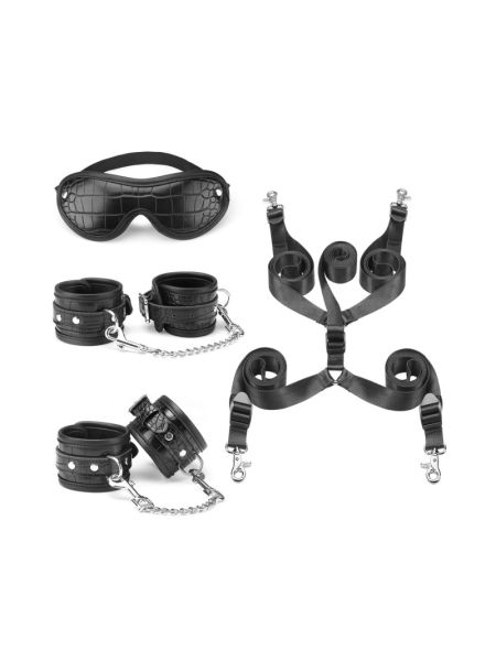 Набір для фіксації на ліжку Liebe Seele Temptation Underbed Mattress Restraint Kit + маска