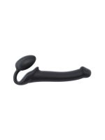 Безремінний страпон Strap-On-Me Black M, повністю регульований, діаметр 3,3 см