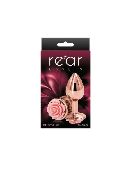 Анальна пробка NS Novelties Rear Assets - Rose - Small - Pink