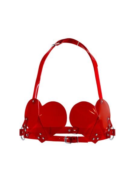 Ліф Серце Feral Feelings - Hearts Bra Red Trasparent