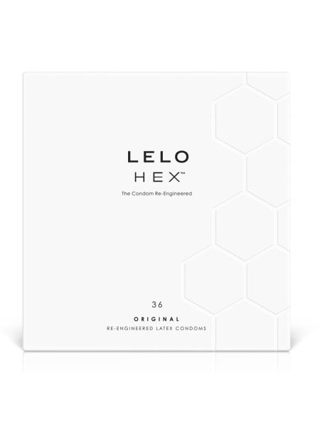 Презервативи LELO HEX Condoms Original 36 Pack, тонкі та суперміцні
