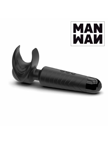 Мастурбатор-вібромасажер Manwan MAN.WAND, відмінно для пар, вібро-мінет, 20 режимів