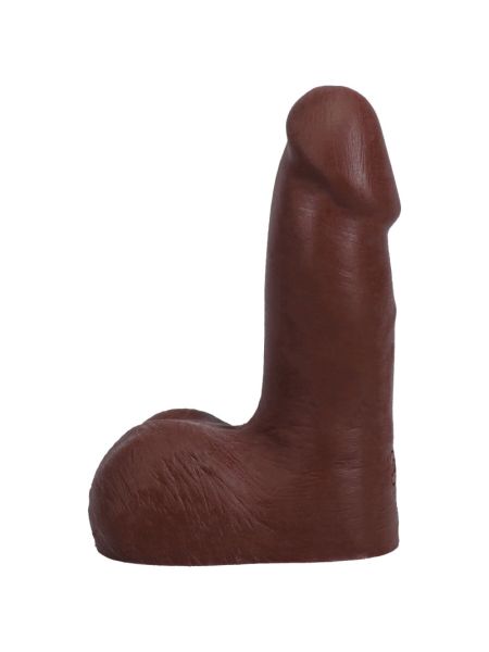 Фалоімітатор Doc Johnson The Realistic Cock ULTRASKYN - 5 Inch with Balls Chocolate