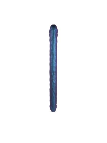 Фалоімітатор подвійний Strap-On-Me DOUBLE DONG REALISTIC DILDO - SNAKY METALLIC COLOR