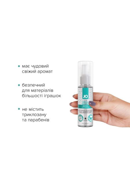Засіб для чищення JO Fresh Scent Misting Toy Cleaner (60 мл) з ароматом свіжості